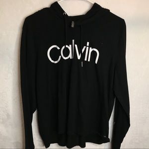 Calvin Klein Hooded Long Sleeve Top